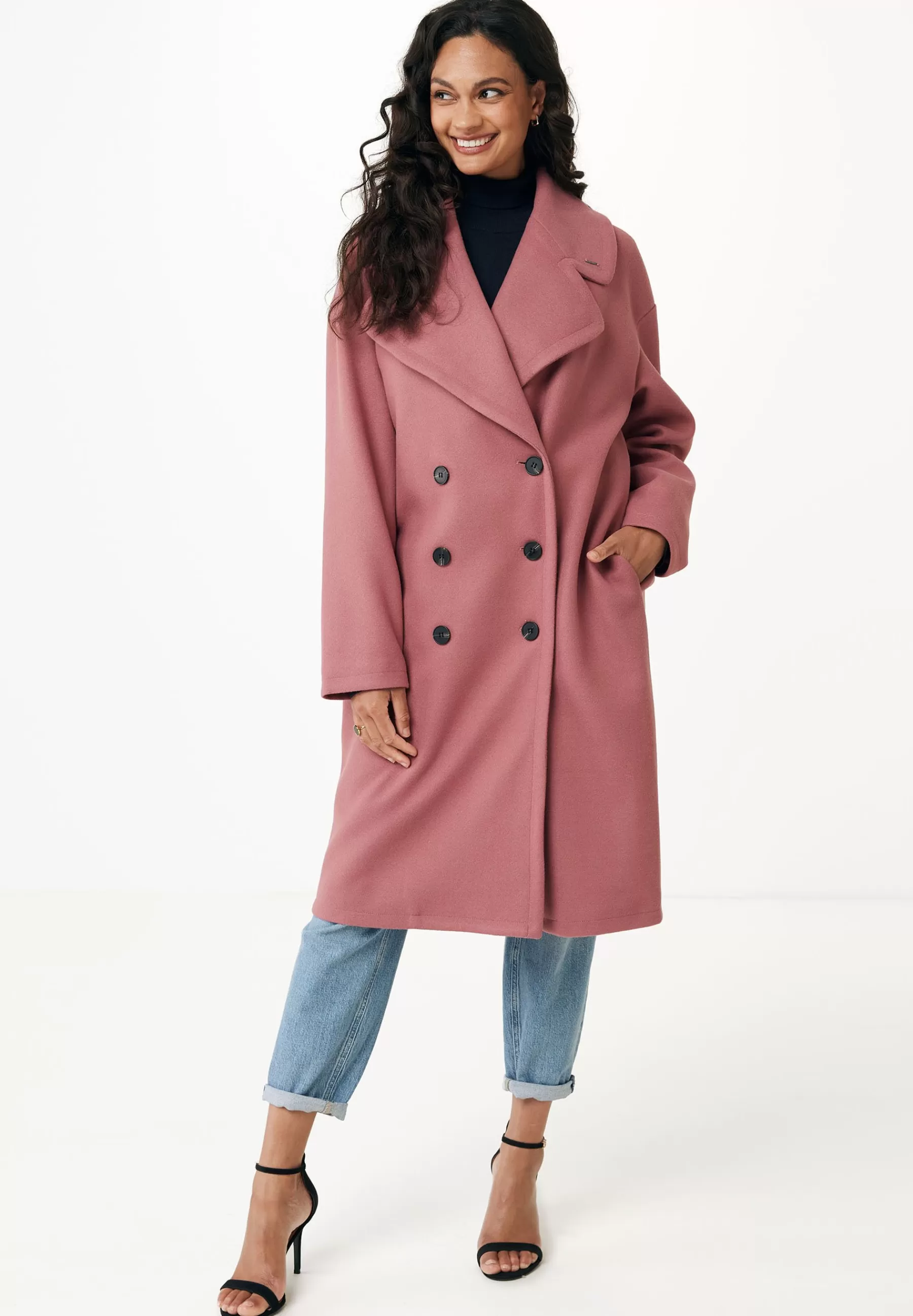 Cheap Big Lapel Collar - Cappotto Classico Donna Classici