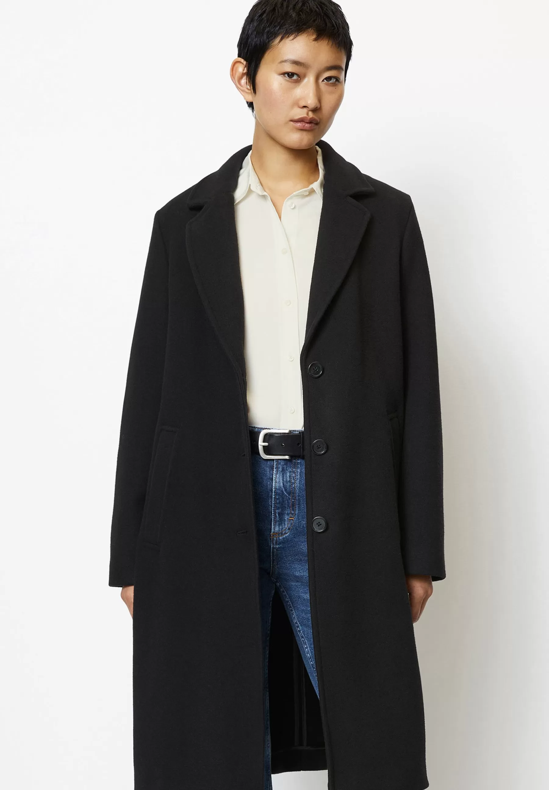 Best Blend Single Breasted Lapel Collar Lined Flap Poc - Cappotto Classico Donna Classici