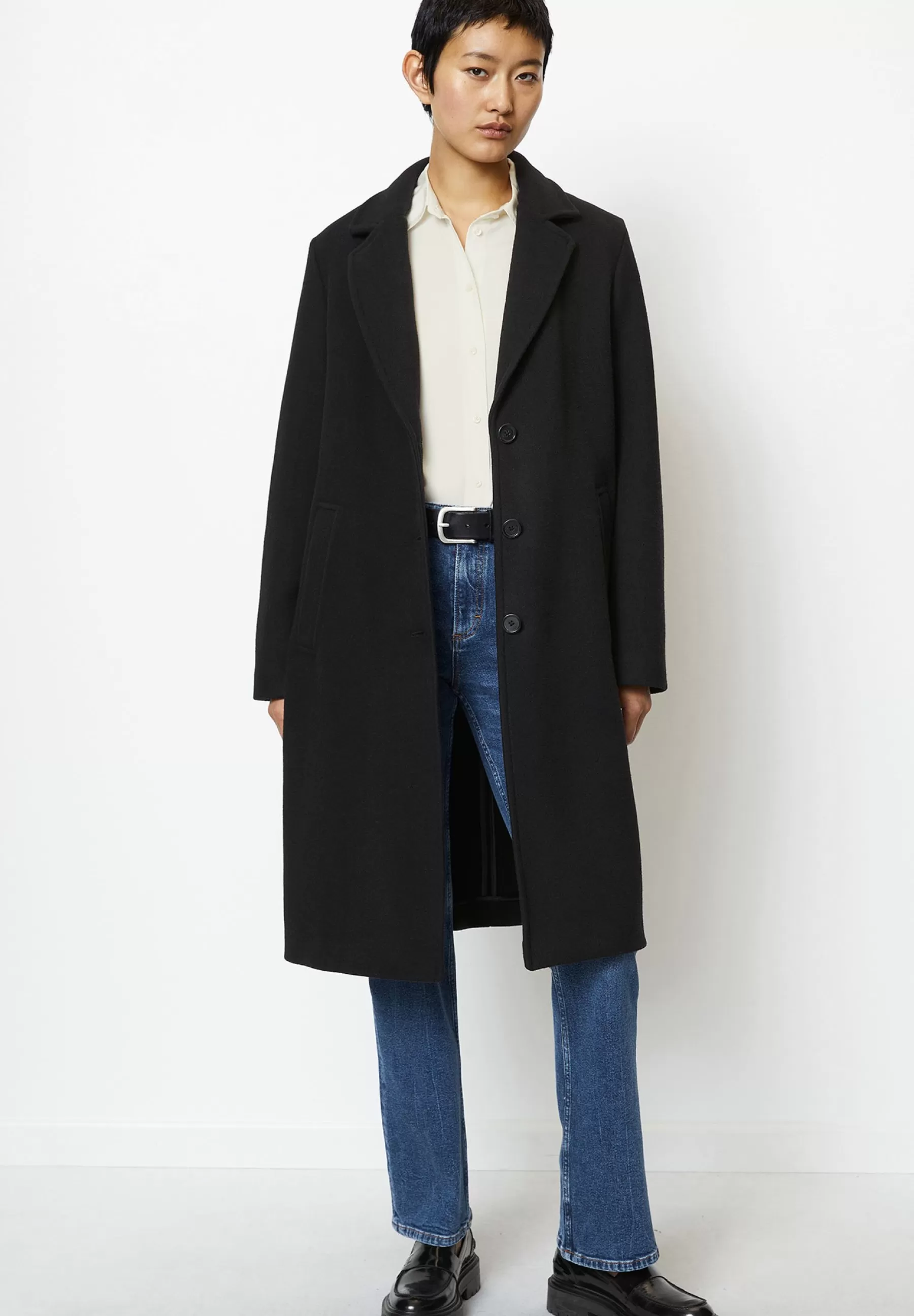 Best Blend Single Breasted Lapel Collar Lined Flap Poc - Cappotto Classico Donna Classici