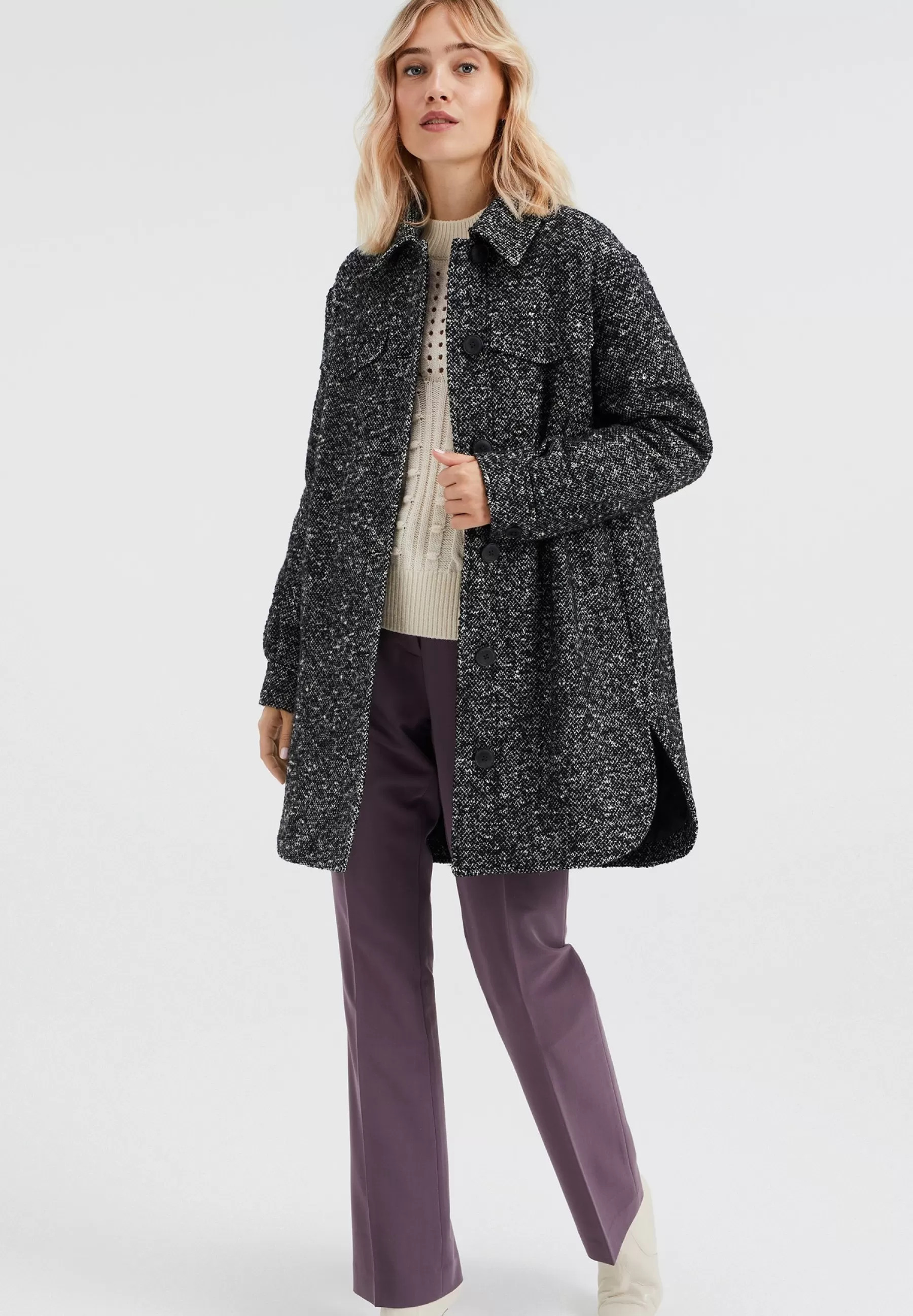 Best Boucle - Cappotto Classico Donna Classici