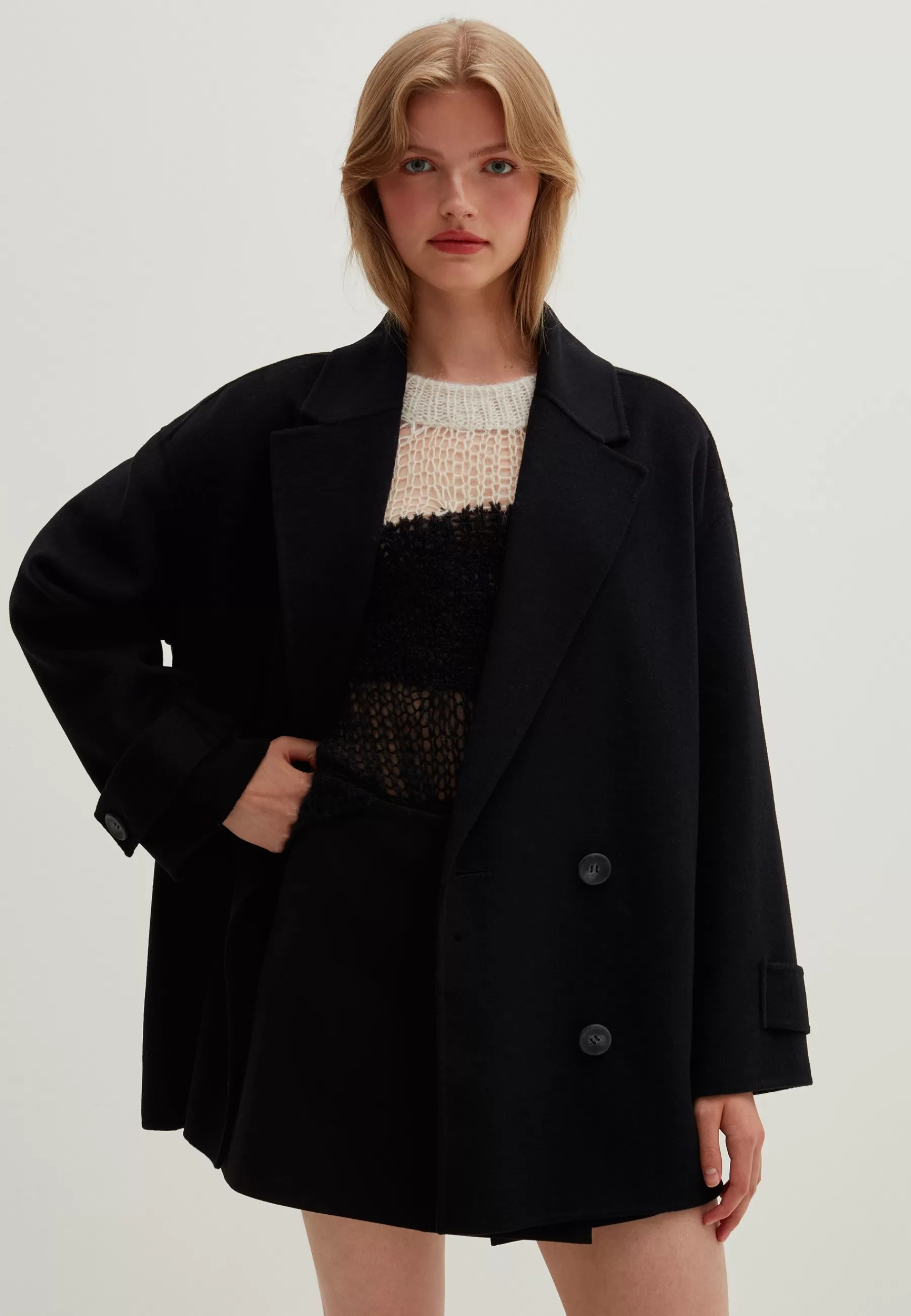 Store Double-Breasted - Cappotto Corto Donna Classici