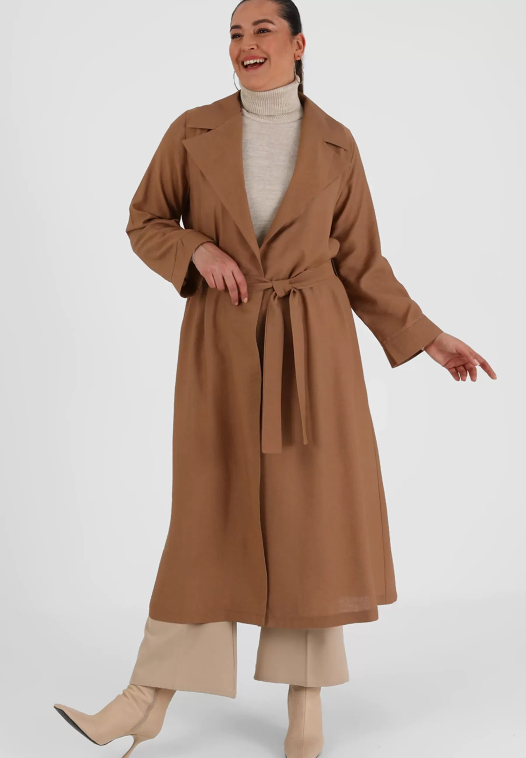 New Latte -Plus Size- Alia - Cappotto Classico Donna Classici