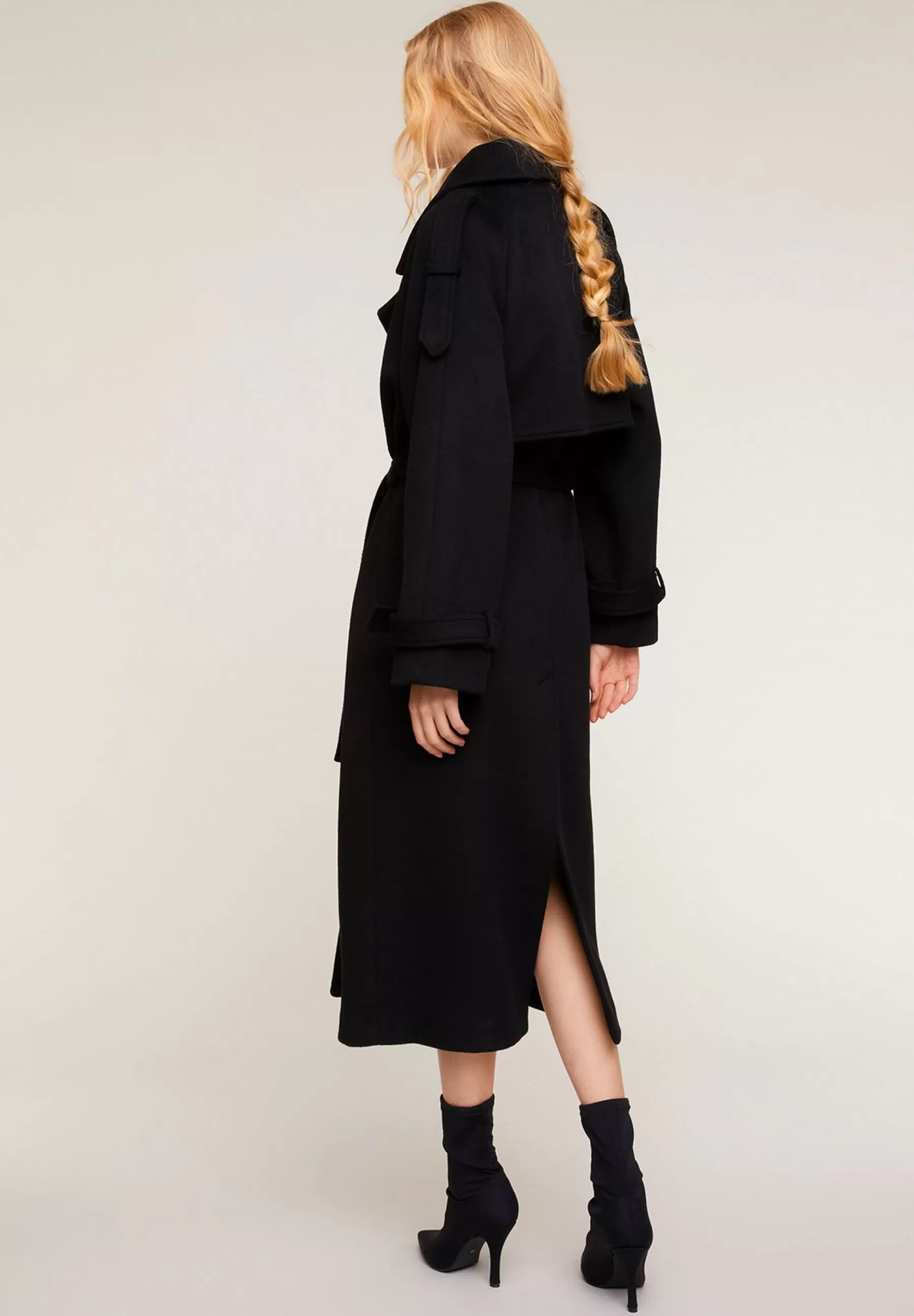 Best Long Blend With Belt - Cappotto Classico Donna Classici