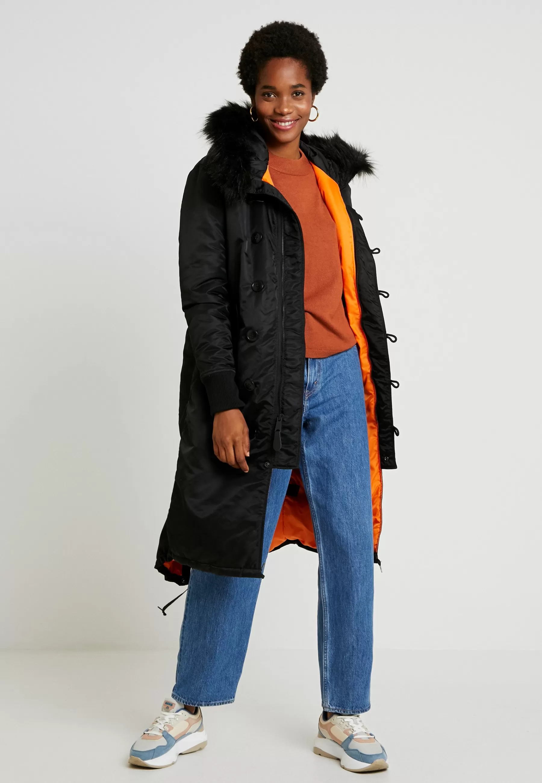 Cheap Long Fishtail - Parka Donna Parka