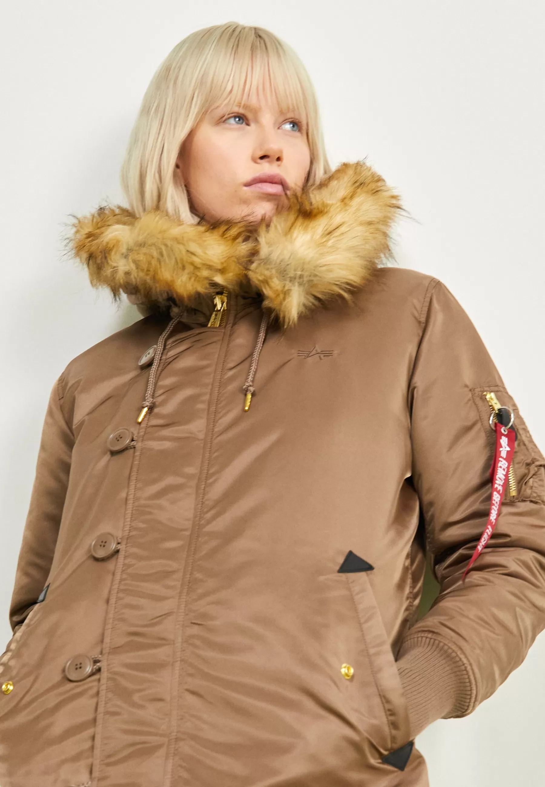 Hot Long Fishtail - Parka Donna Parka