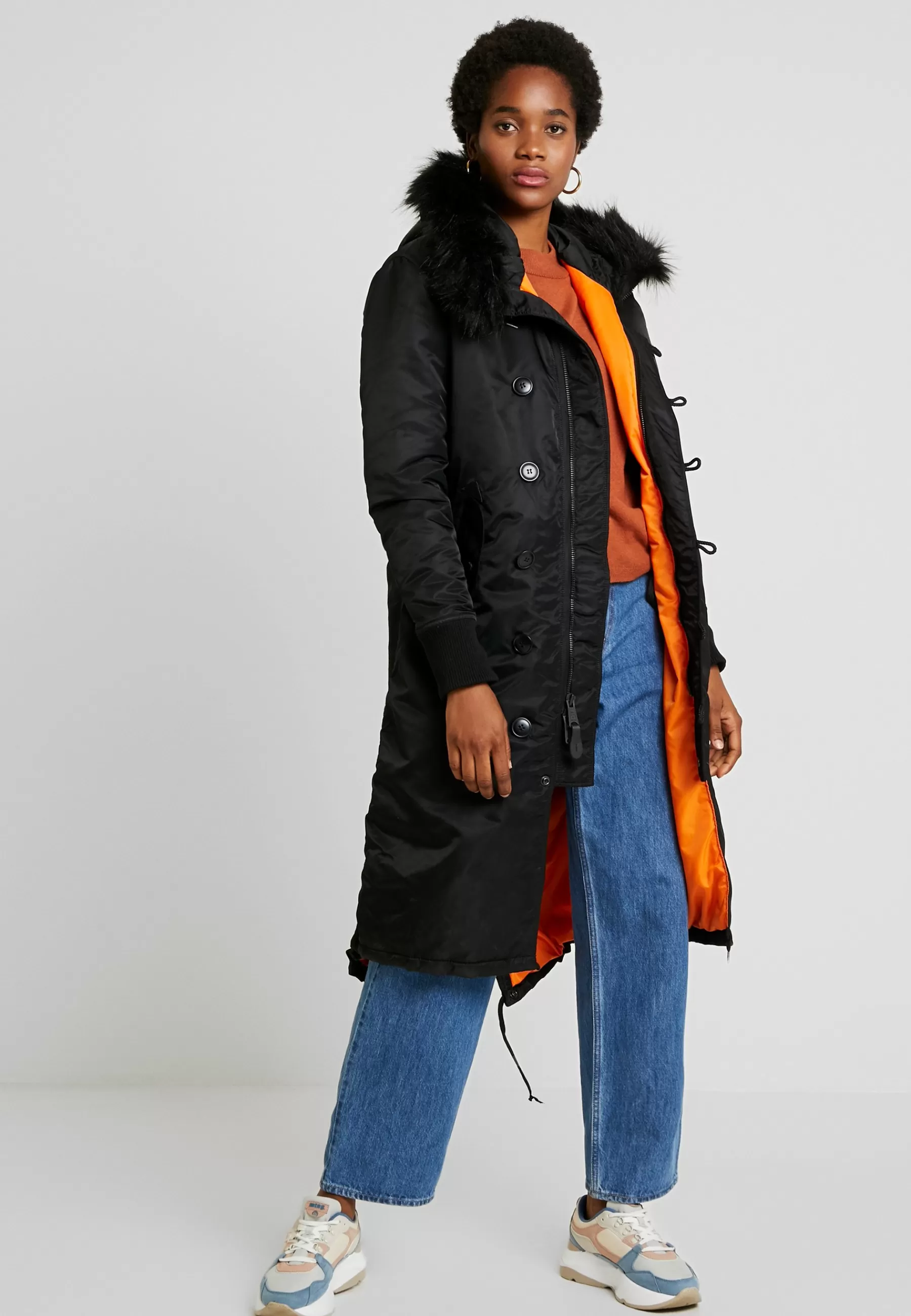 Cheap Long Fishtail - Parka Donna Parka