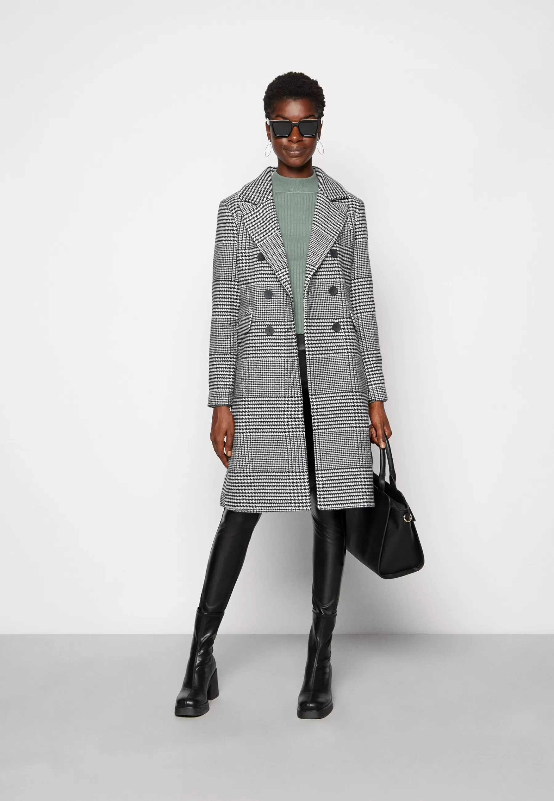 Clearance Maxie Checked Coat - Cappotto Classico Donna Classici