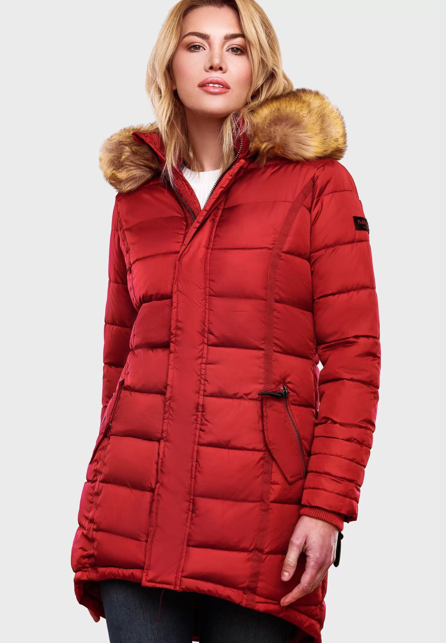 Fashion Papaya - Cappotto Invernale Donna Parka