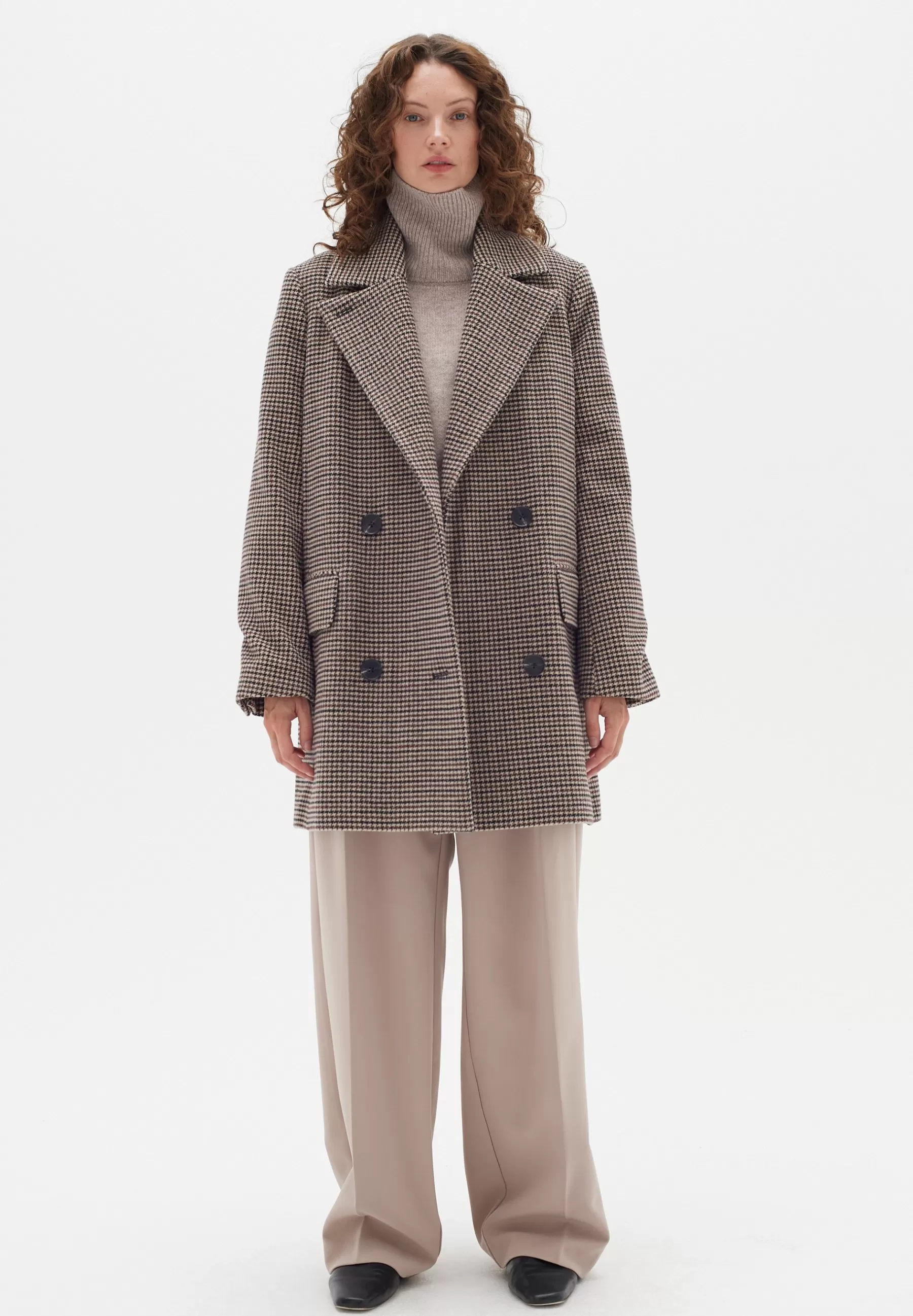 Fashion Peytoniw - Cappotto Corto Donna Classici