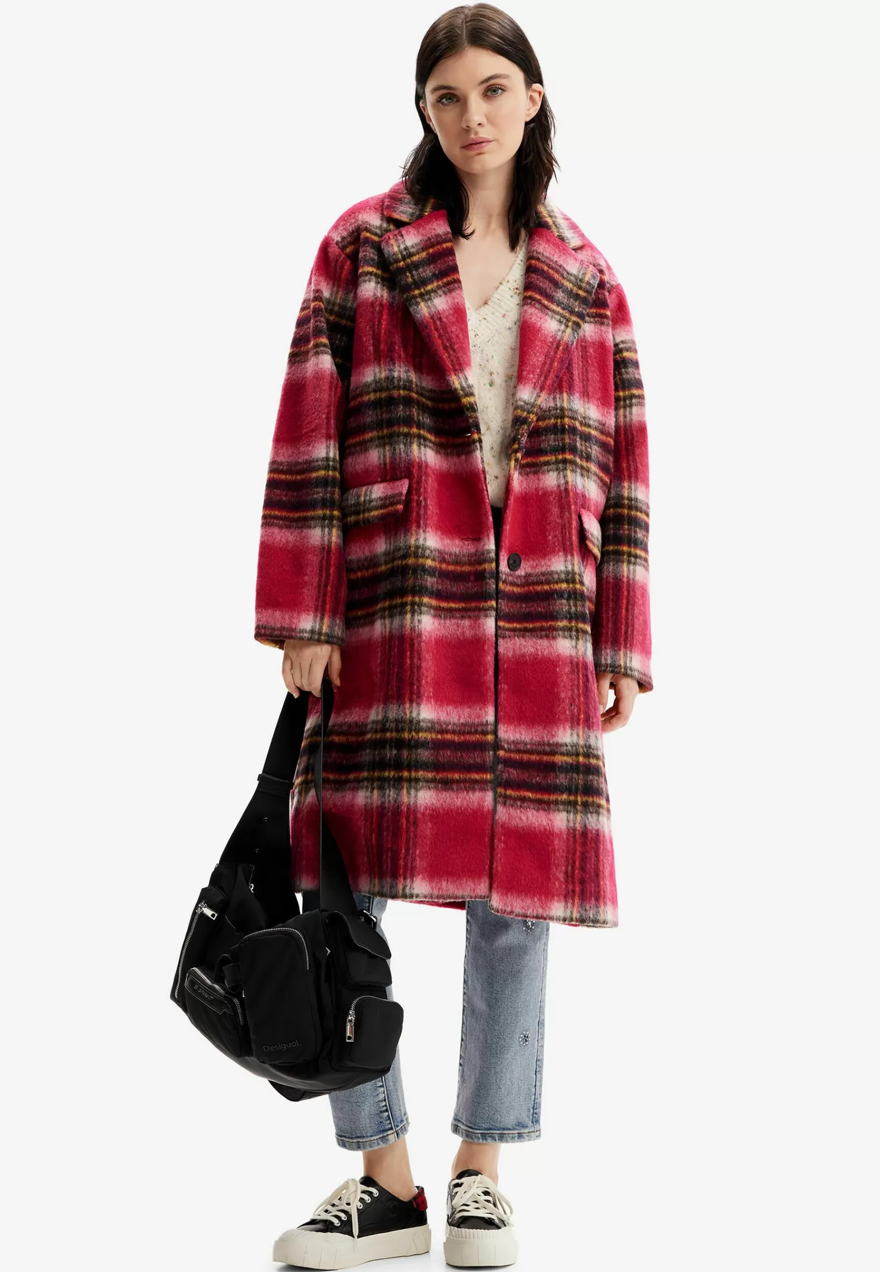 New Plaid - Cappotto Classico Donna Classici