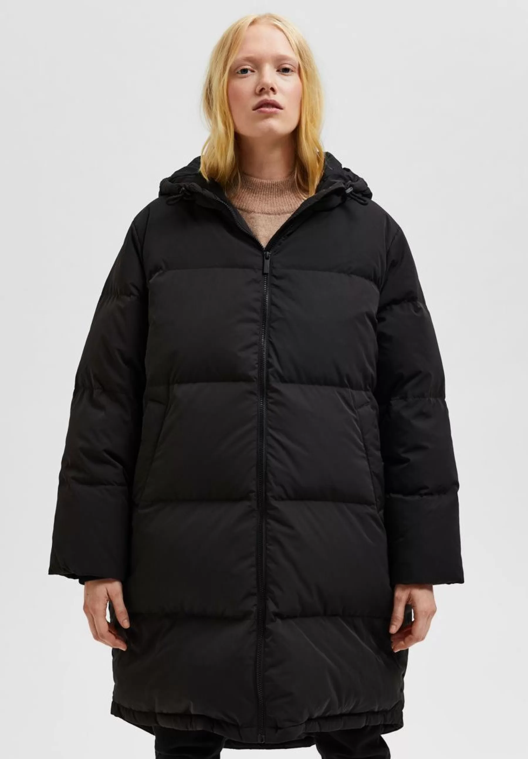 Sale Slfmina Down Jacket B Curve - Piumino Donna Piumini Lunghi