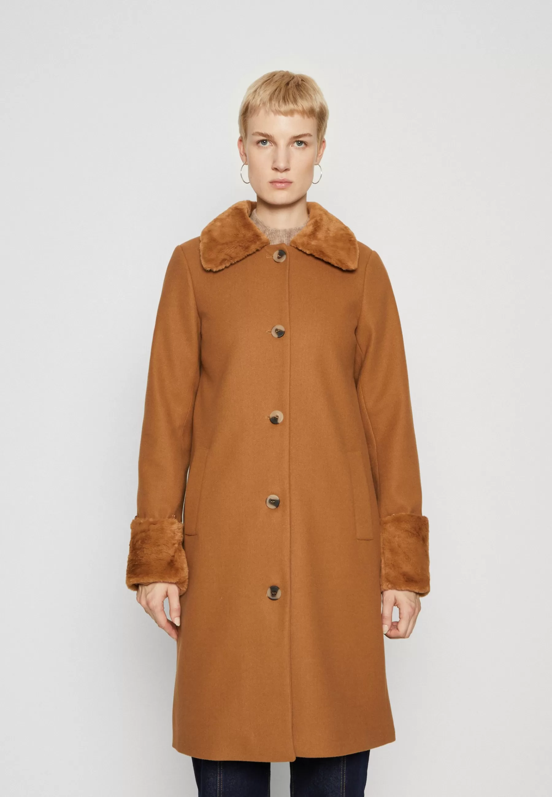 Discount Vimetil Long Coat - Cappotto Classico Donna Classici