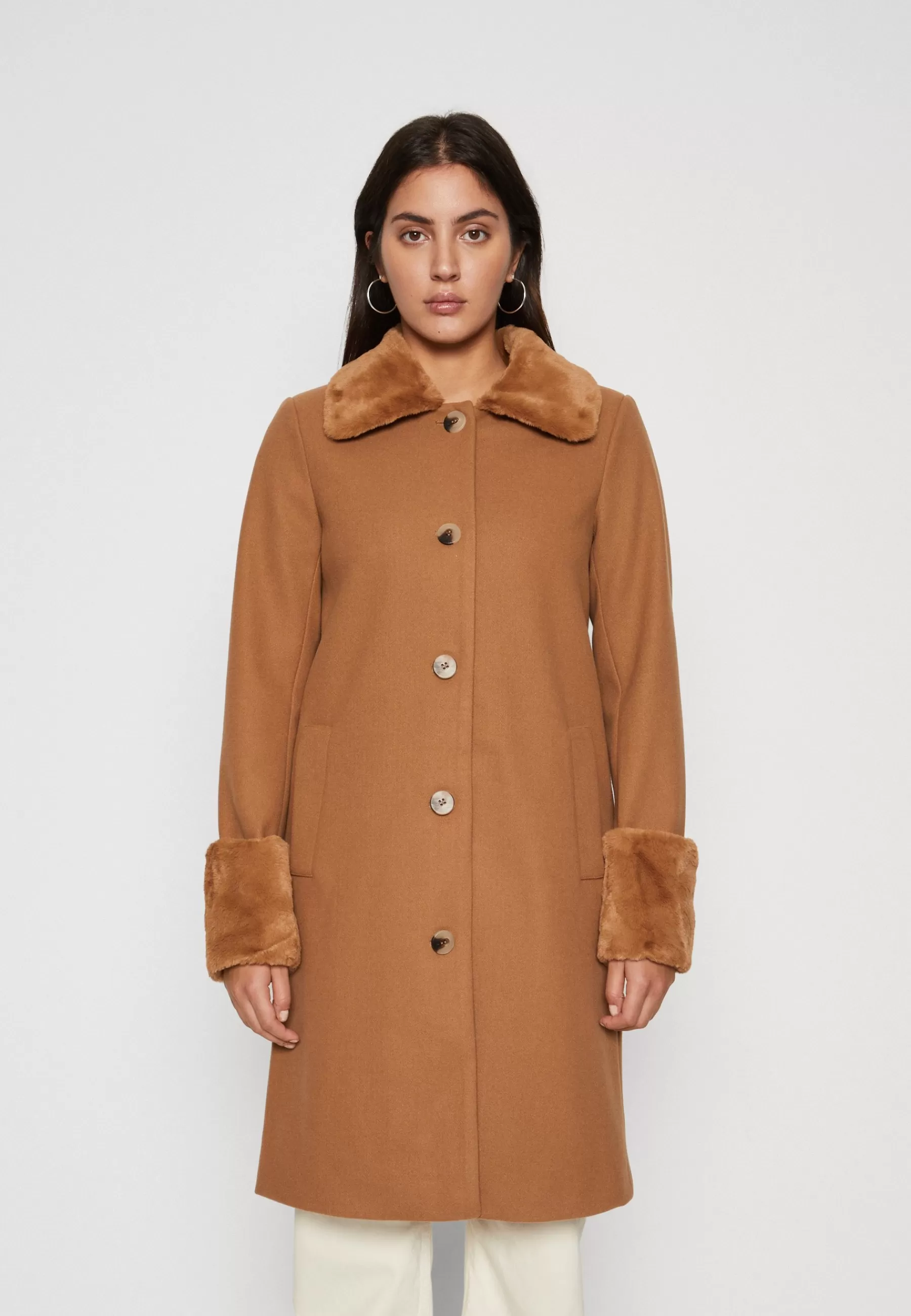 New Vimetil Long Coat - Cappotto Classico Donna Classici