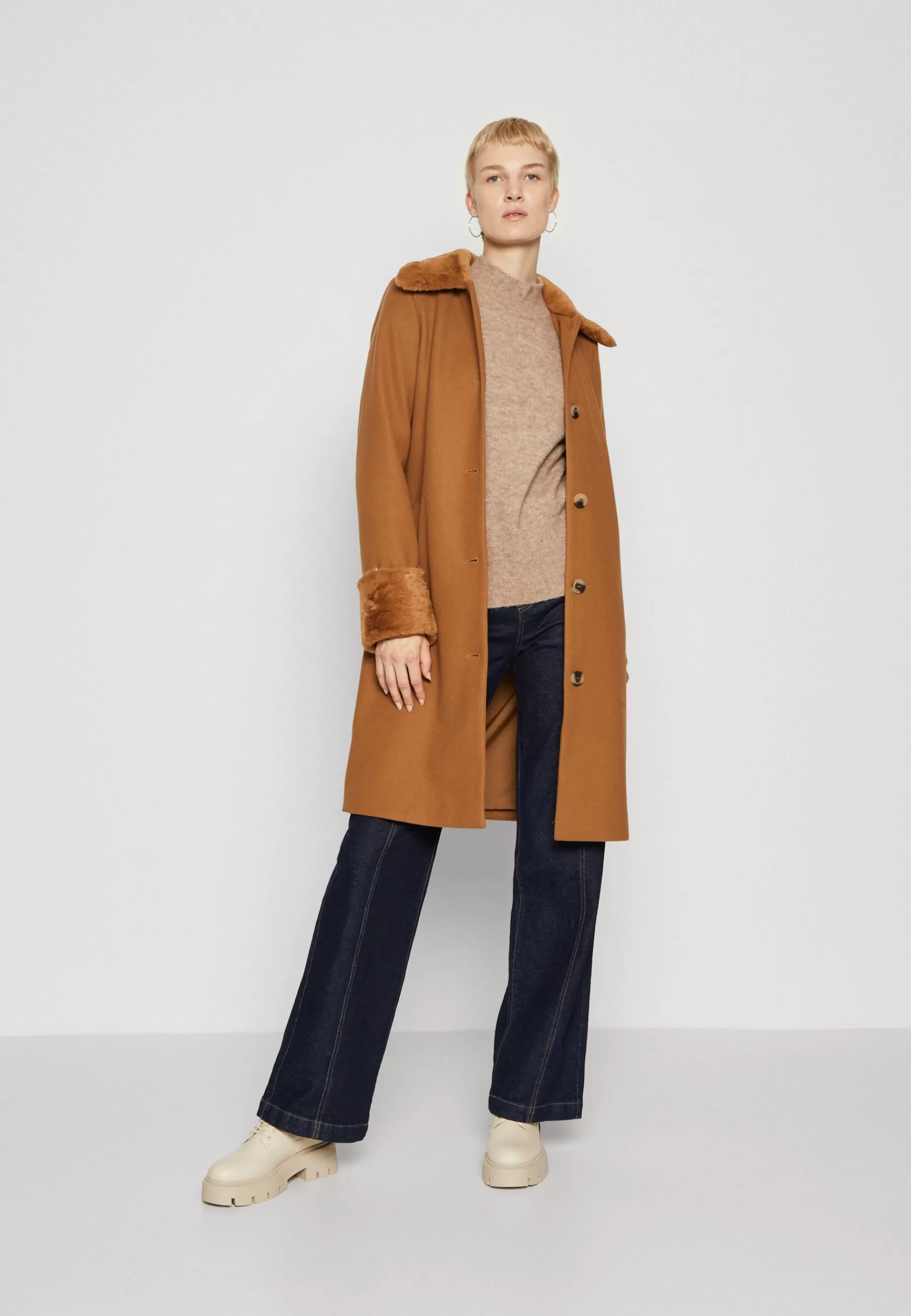 Discount Vimetil Long Coat - Cappotto Classico Donna Classici