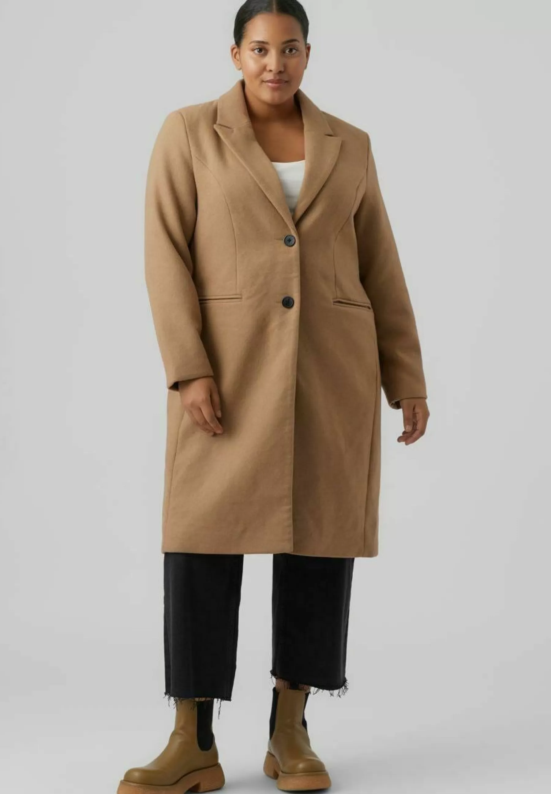 Best Vmblaza Long Curve - Cappotto Classico Donna Classici