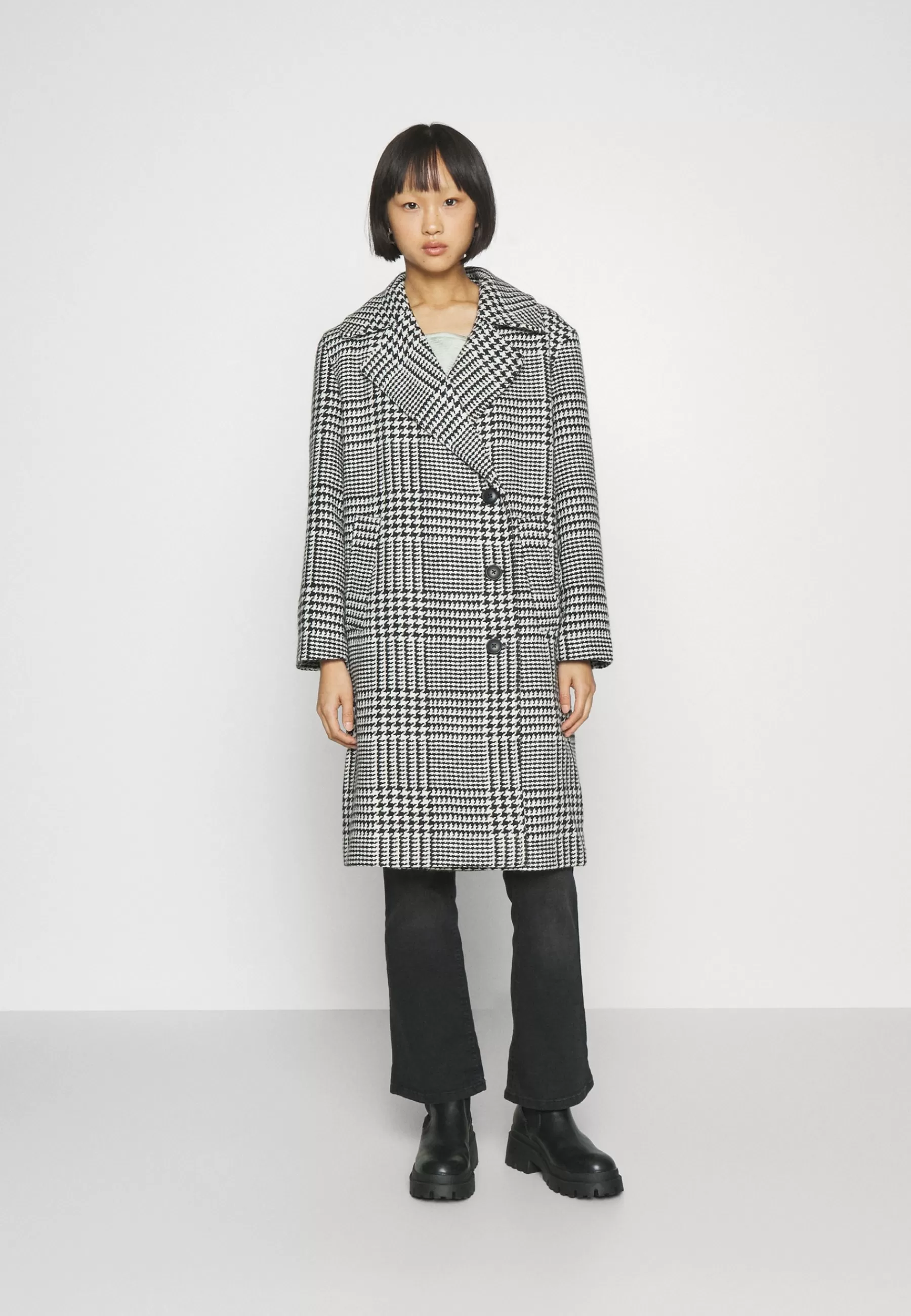 Cheap Vmhanna Long Check Coat - Cappotto Classico Donna Classici