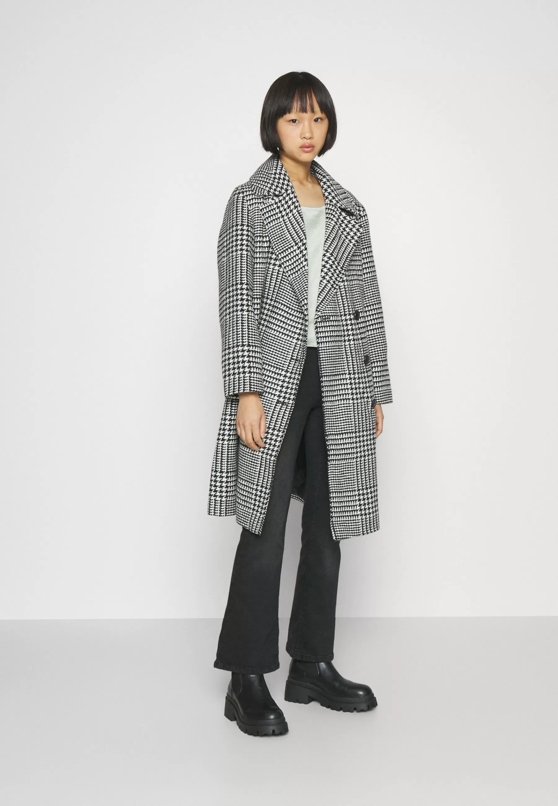 Cheap Vmhanna Long Check Coat - Cappotto Classico Donna Classici