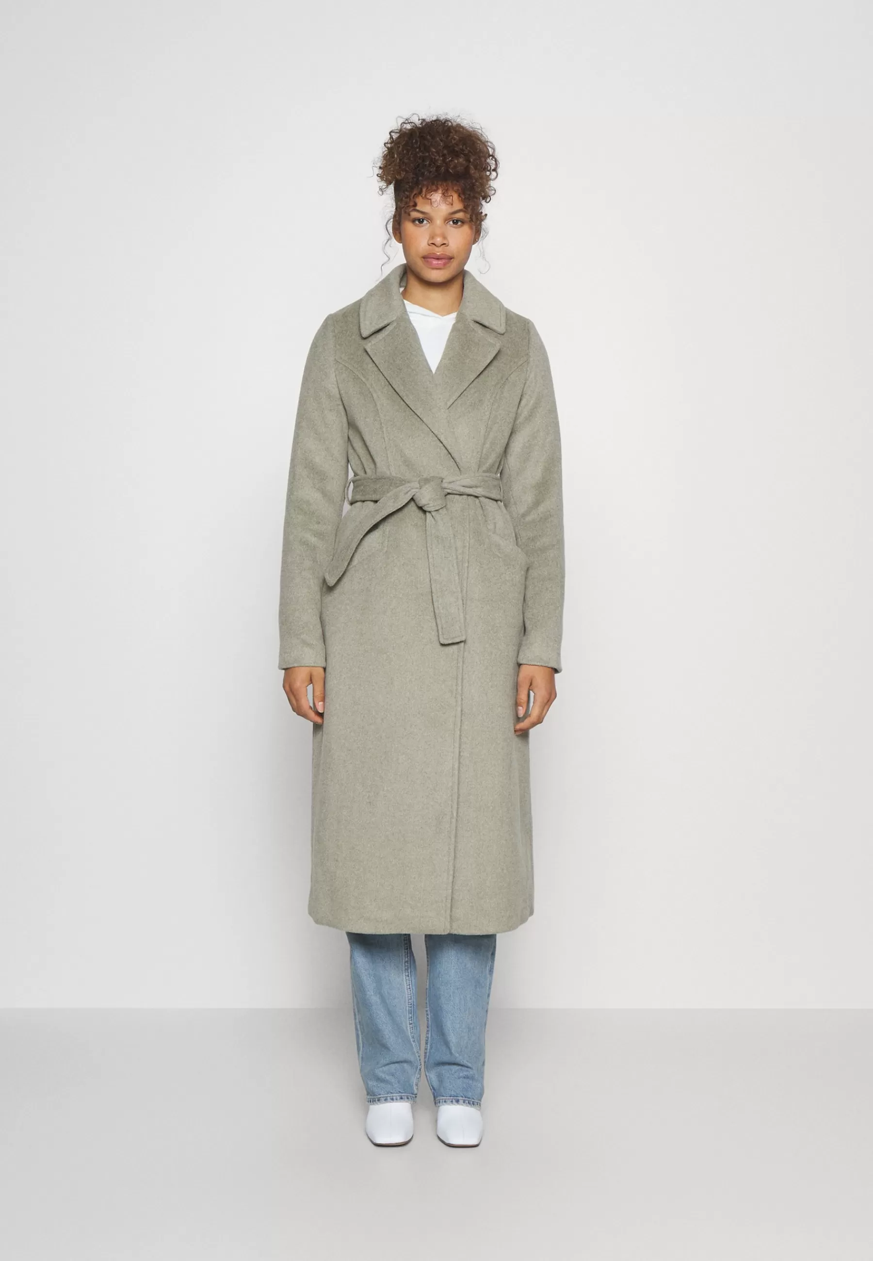 New Vmhazelally Long Coat - Cappotto Classico Donna Classici