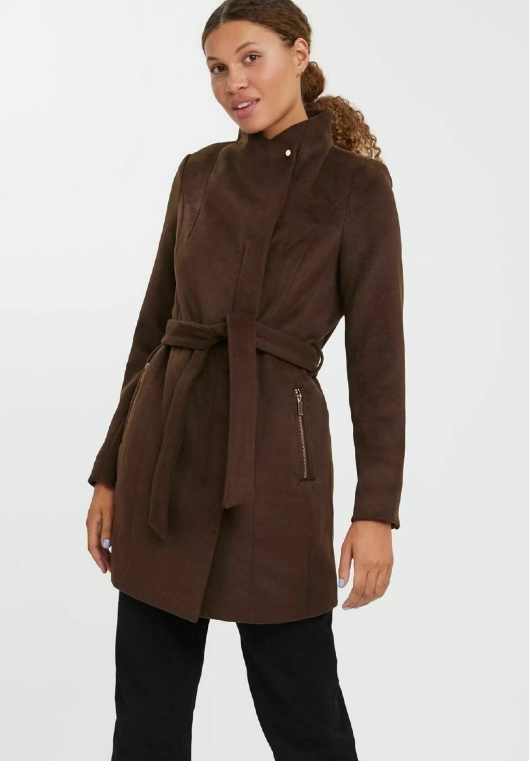 Clearance Vmtwodope Belt Jacket - Cappotto Corto Donna Classici