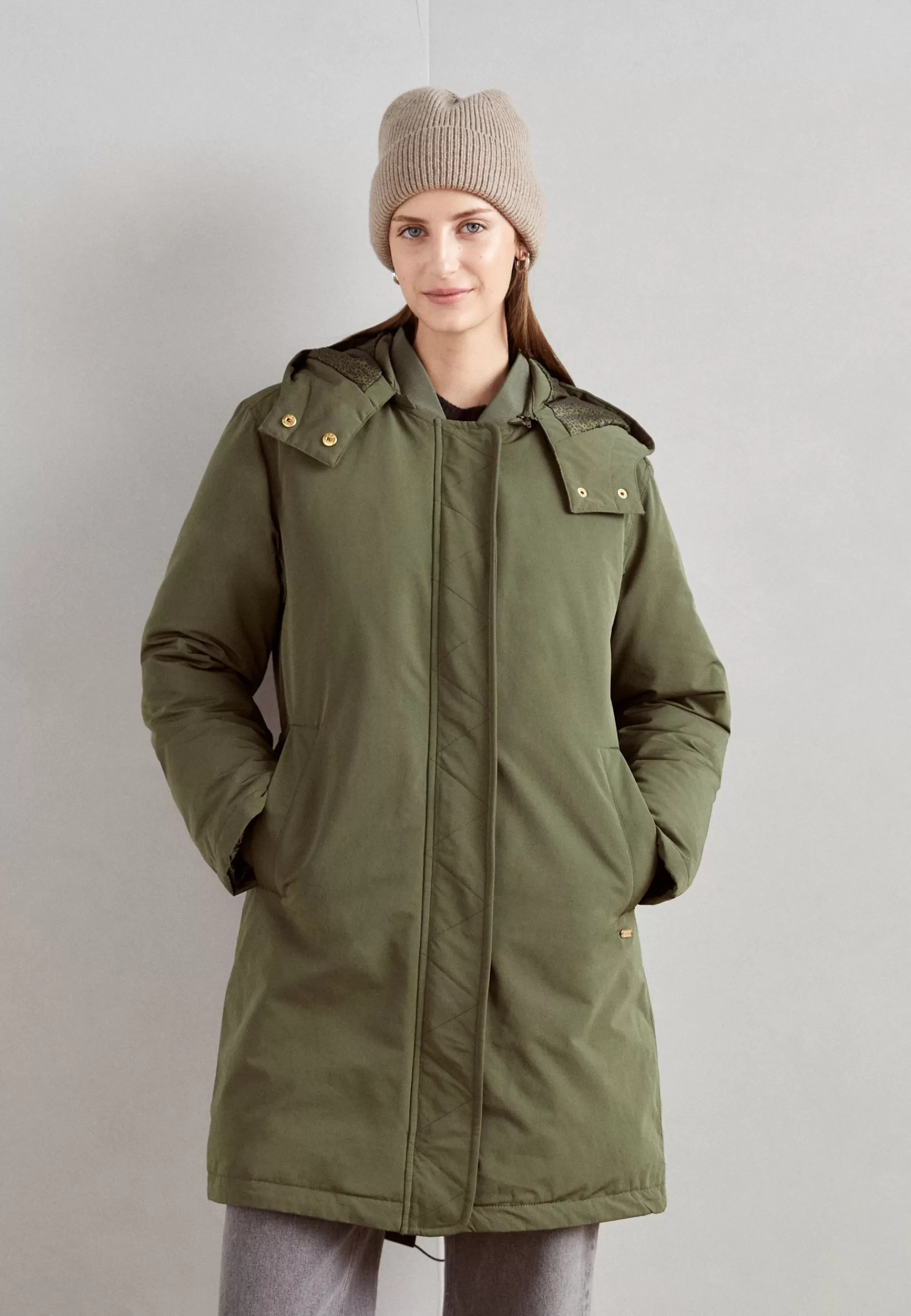 Clearance Water Repellent Mid Length Parka - Cappotto Invernale Donna Parka