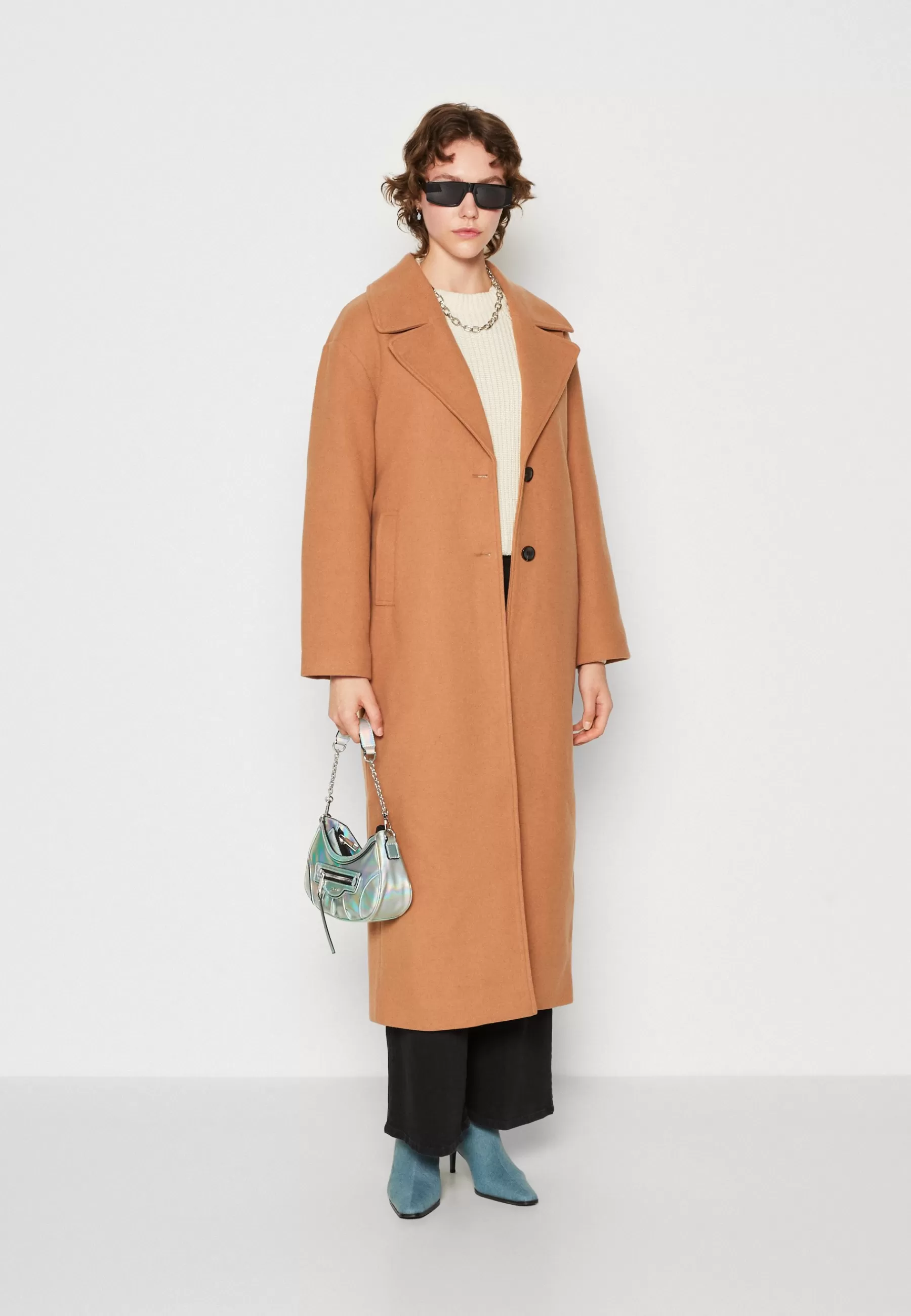 Cheap emma Long Button Coat - Cappotto Classico Donna Classici